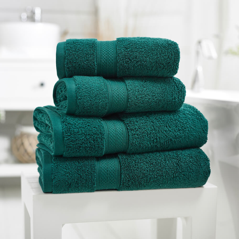 Deyongs Hathaway Zero Twist Evergreen Towel